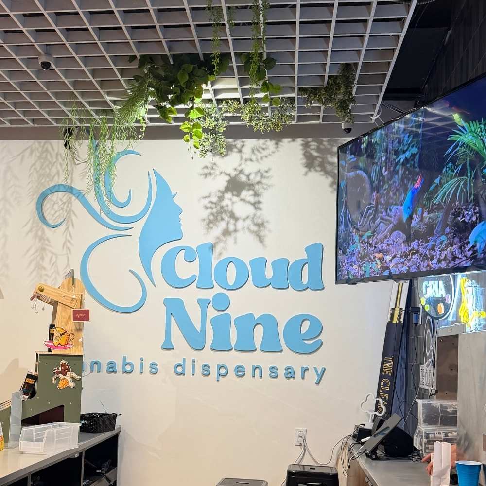 Cloud Nine cannabis dispensary interior where customers can order cannabis delivery to Basking Ridge NJ